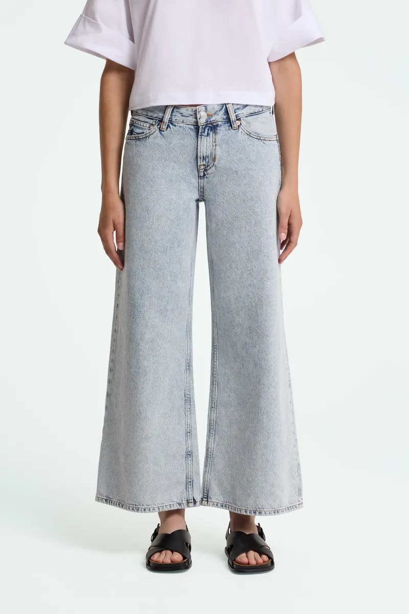 Kings Of Indigo Kings of Indigo Damen vegan Jeans Tanja Blau Reef Marmor, Extra hellblau, – Produktbild 1 von 2