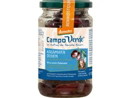Campo Verde Campo Verde Bio-Kalamata-Oliven entsteint, geölt mit Kräutern, 170 g – Produktbild 1 von 1