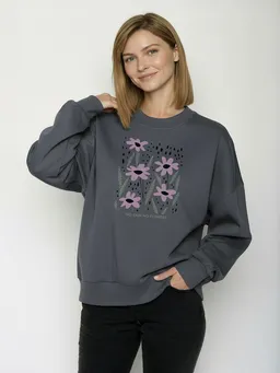 GreenBomb GreenBomb Sweatshirt Core No Rain (1) 100% Organic Cotton, GOTS, weit geschnitten, Rundhals – Produktbild 1 von 1