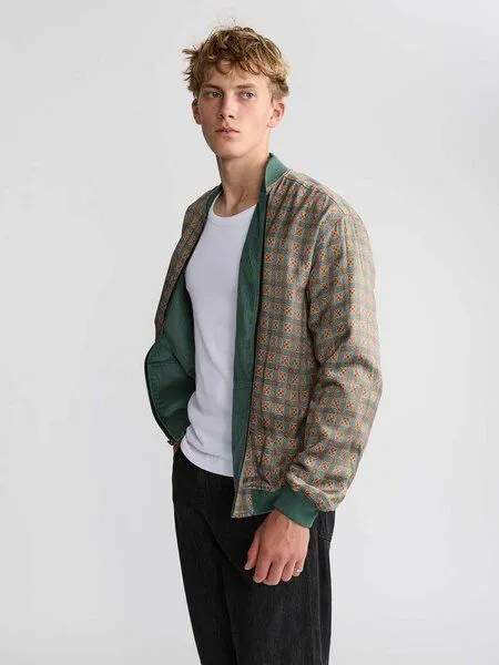 Yahmo Yahmo Oskar Wendejacke, Atlas/teal (grün), – Produktbild 2 von 3