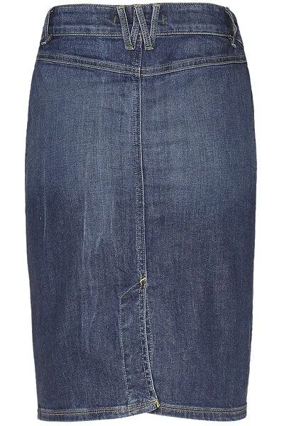 Wunderwerk Wunderwerk Marie denim skirt, Blau, – Produktbild 3 von 3