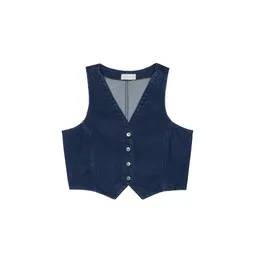 DAWN ASTRA - Denim Vest - Dark Blue - S – Produktbild 1 von 1
