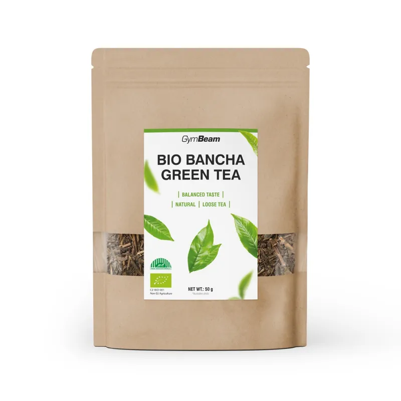GymBeam Bio GymBeam BIO Bancha Grüner Tee 50 g – Produktbild 1 von 1