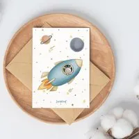 junikind junikind Postkarte, DIN A6, inkl. Umschlag aus Kraftpapier, Bio-Strukturpapier – Produktbild 1 von 1