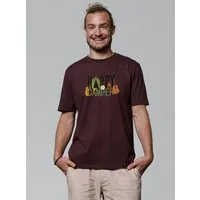 watapparel watapparel T-Shirt Unisex Happy Camper, Red brown, – Produktbild 1 von 1