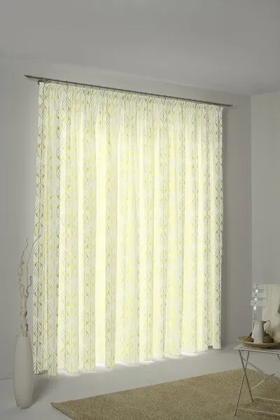 Nature by Adam Nature by Adam Vorhang aus Leinen und Bio-Baumwolle - Made in Germany - Wave, Grün, – Produktbild 5 von 8