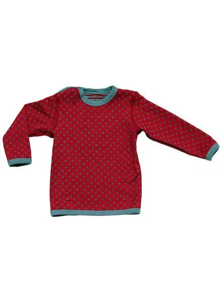 Leela Cotton Leela Cotton Baby Kinder Wendelangarmshirt Bio-Baumwolle, Taubenblau, – Produktbild 2 von 2