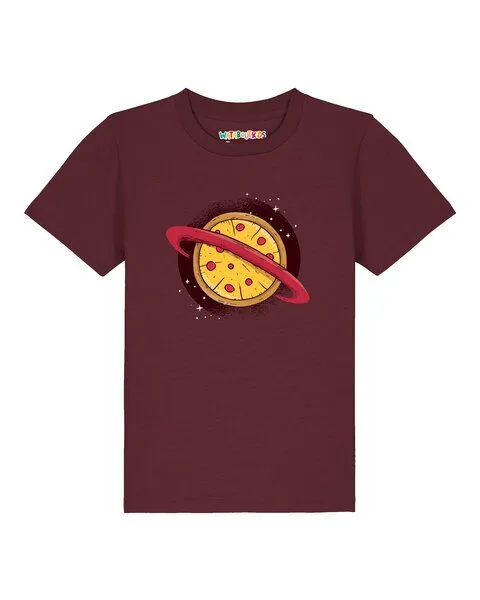 watabout.kids watabout.kids T-Shirt Kinder Pizza Planet, Burgundy, – Produktbild 1 von 2