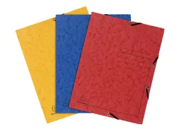 Exacompta 24 Exacompta Sammelmappen, Colorspan-Karton, 355 g/m², DIN A4, 3 Klappen, sortiert – Produktbild 1 von 1