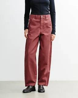 Rotholz Rotholz Damen vegan Hose Barrel Leg Rot – Produktbild 1 von 1