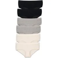ORGANICATION ORGANICATION KARINNA | Hipster aus Bio-Baumwolle und TENCEL Modal im 6er-Pack, Mix-14, – Produktbild 1 von 1
