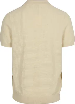 Profuomo Profuomo Poloshirt Riva Structure Ecru - Größe XXL – Produktbild 1 von 1