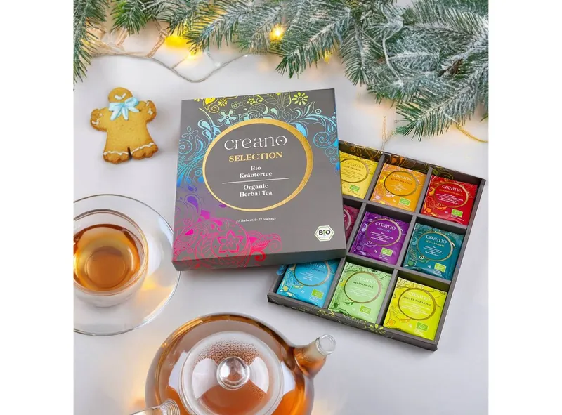 Creano Tee Bio Kräutertee Geschenkset 27 Bio-Teebeutel in 9 Sorten - 54g*, 1 x 27 St. – Produktbild 2 von 5