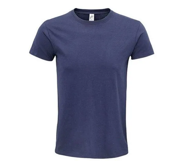 Sol's Sol's Unisex Epic T-Shirt Rundhals Kurzarm Ripp Kragen, French navy, – Produktbild 1 von 3
