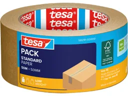 Tesa tesa Papier-Packband "STANDARD" 50 m x 50 mm – Produktbild 1 von 1