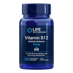 Life Extension Life Extension Vitamin B12 Methylcobalamin 500 µg Lutschtablette – Produktbild 1 von 1