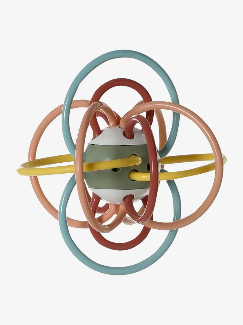 Vertbaudet Weicher Planeten-Greifling Baby, Mehrfarbig, – Produktbild 3 von 3