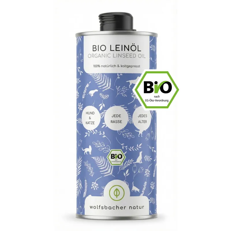 Wolfsbacher Natur Wolfsbacher Natur Bio Leinöl 1 l – Produktbild 1 von 2