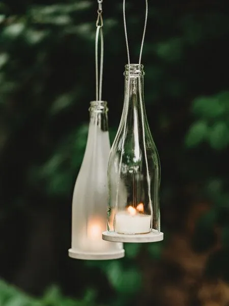 MaBe MaBe hängeWINDLICHT® aus der Sektflasche - witzige & nachhaltige Geschenkidee, Transparent, – Produktbild 3 von 4