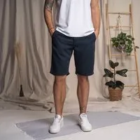 Vresh Clothing Vresh Clothing Vebo - Chino-Shorts aus TENCEL (TM) Lyocell, Navy, – Produktbild 1 von 1