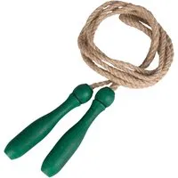 Memo Springseil 250 cm aus Jute, Griff Buche grün gebeizt , FSC-zertifiziert – Produktbild 1 von 1