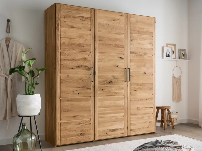 allnatura Drehtüren-Kleiderschrank "Canto" | 3-türig, Naturholz, – Produktbild 1 von 2