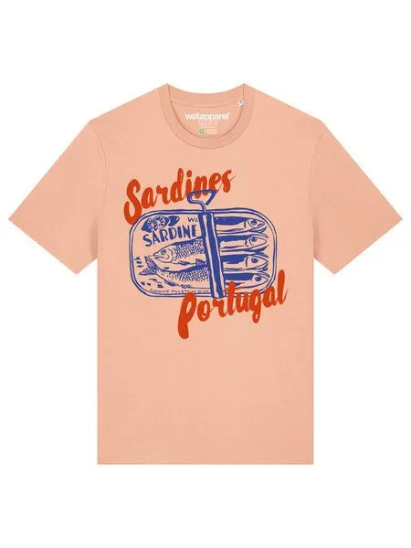 watapparel watapparel T-Shirt Unisex Sardines Portugal, Fraiche peche, – Produktbild 2 von 4