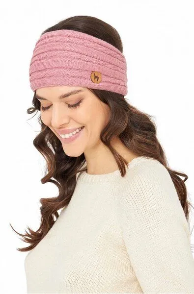 Apu Kuntur Apu Kuntur Stirnband Suave aus 100% Baby Alpaka, Rosa, – Produktbild 4 von 4
