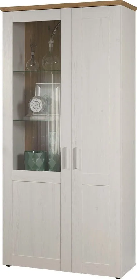 Home affaire Vitrine Nybro, Weiß, – Produktbild 2 von 3