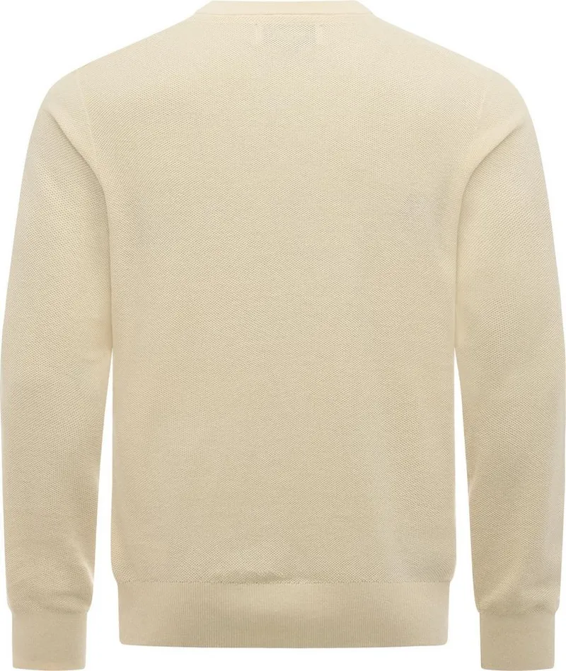 ragwear ragwear Rundhalspullover Orien (1-tlg) Strickpullover mit Rundhals-Ausschnitt, Weiß, – Produktbild 4 von 4