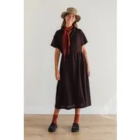 TWOTHIRDS TWOTHIRDS Damen vegan Kleid Antipaxos Braun – Produktbild 1 von 1