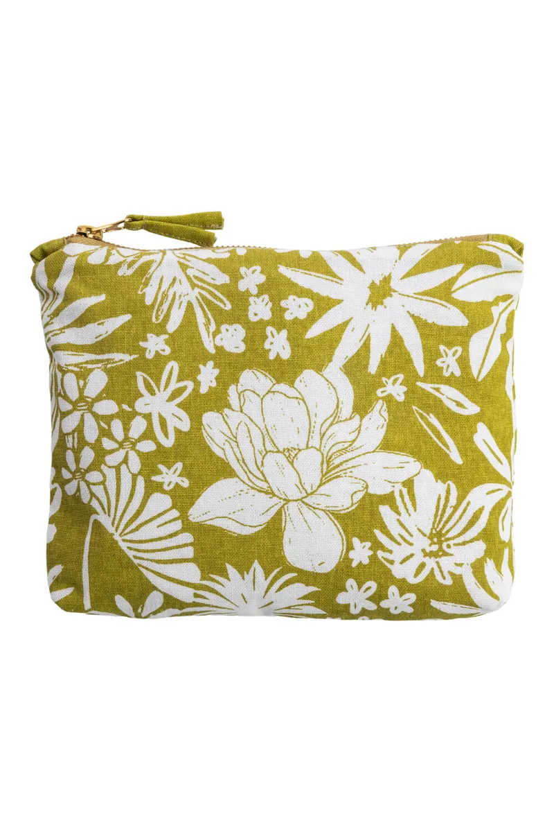 Tranquillo Kosmetiktasche BLOSSOM CHARM - grün – Produktbild 1 von 2