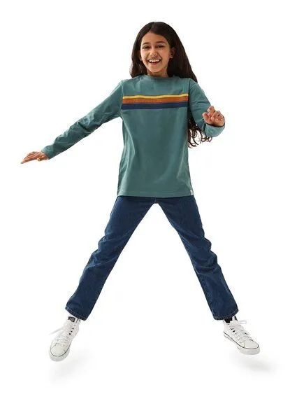 Band of Rascals Band of Rascals 70th Stripes Longsleeve, Sage, – Produktbild 4 von 4