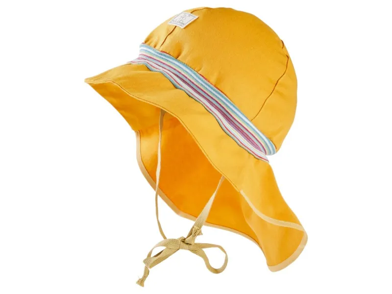 Pickapooh Pickapooh Baby und Kinder Mütze Feuerwehr Strick UV-60 golden yellow Gr.48, Gelb, – Produktbild 1 von 2