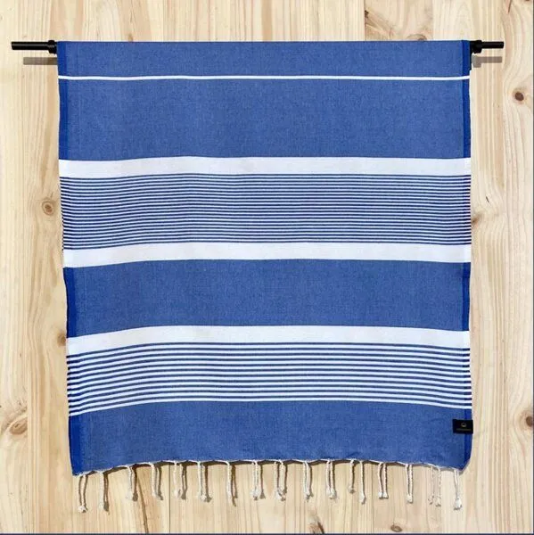 Just Be Just Be Hamamtuch / Strandtuch Fala, Königsblau, – Produktbild 3 von 3