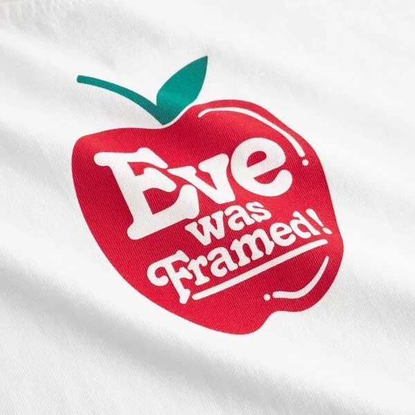 Dedicated DEDICATED T-Shirt Visby Eve Was Framed - White – Produktbild 2 von 2