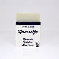Himmelgrün Himmelgrün Haarseife Heilerde Grüntee - Aloe Vera 100 g – Produktbild 1 von 1