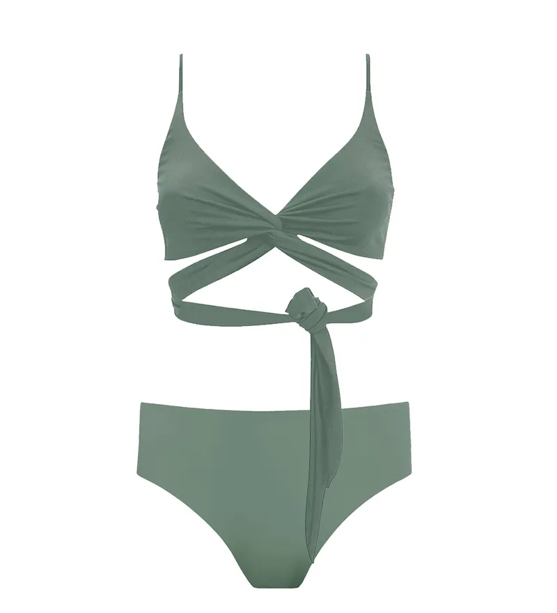 Anekdot Anekdot Damen vegan Bikini Lin Core Salbei – Produktbild 1 von 2