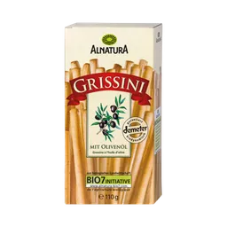 Alnatura Alnatura Bio Grissini mit Olivenöl, 110g – Produktbild 1 von 1