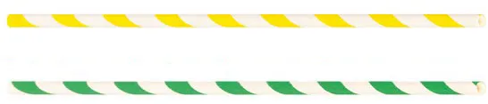 Ncube Ncube Papier-Trinkhalme multicolor, 197 x 6 mm, aus FSC-Papier, 40 Stück – Produktbild 1 von 1