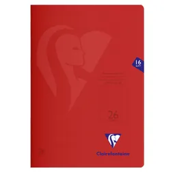 Clairefontaine Clairefontaine Schulheft Rot A4 liniert 16 Blatt – Produktbild 1 von 1