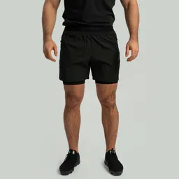 GymBeam OG1 STRIX 2in1-Shorts in Black M – Produktbild 1 von 1