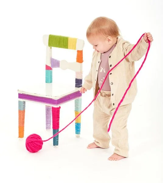 Sense Organics & friends in cooperation with GARY MASH Sense Organics & friends in cooperation with GARY MASH Babyhose aus kuschligem Nickistoff, Creme (beige), – Produktbild 4 von 4
