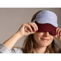 Yumeko Schlafmaske "Yumeko" aus Musselin-Baumwolle, Lavender blue, – Produktbild 1 von 1