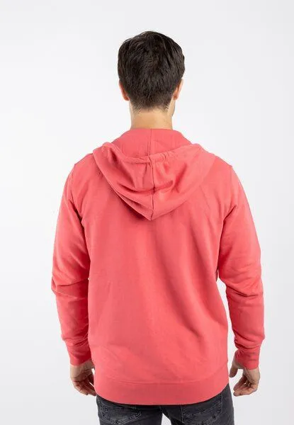 TORLAND TORLAND Basic Zip-Hoodie CONNECTOR, Rot (carmine red), – Produktbild 3 von 4