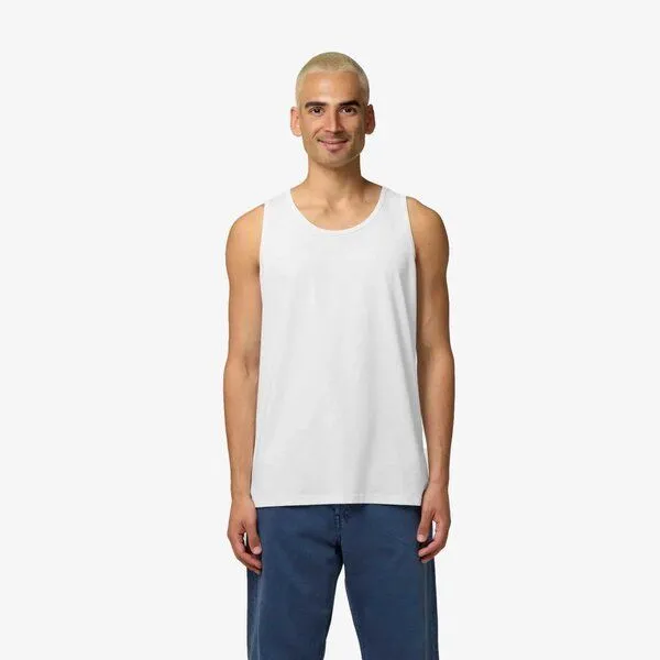 YTWOO YTWOO Basic Herren-Tanktop aus nachhaltiger Bio-Baumwolle, Weiß, – Produktbild 1 von 4