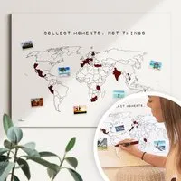 meine weltkarte meine-weltkarte Die SCRATCH MAP Alternative - nachhaltig & handemade- Reiseweltkarte – Produktbild 1 von 1