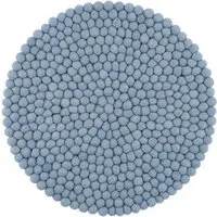 myfelt myfelt Filzkugel Sitzauflage (⌀ 36 cm, 36 x 36 cm), Hellblau (mia), – Produktbild 1 von 1