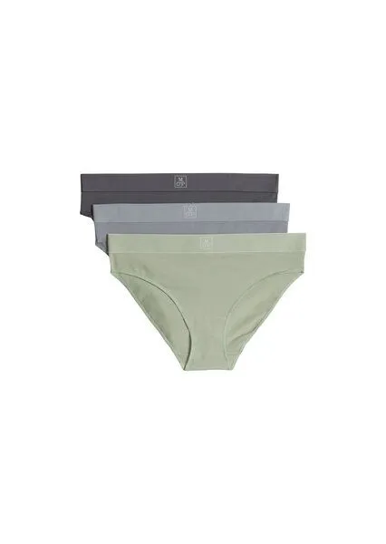 Marc O'Polo Marc O'Polo 3er Pack Slip | Essentials | Baumwolle GOTS, Blue/weathervane/sky gray, – Produktbild 1 von 4