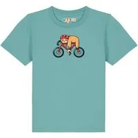 watabout kids watabout.kids T-Shirt Kinder Sloth, Teal monstera, – Produktbild 1 von 1